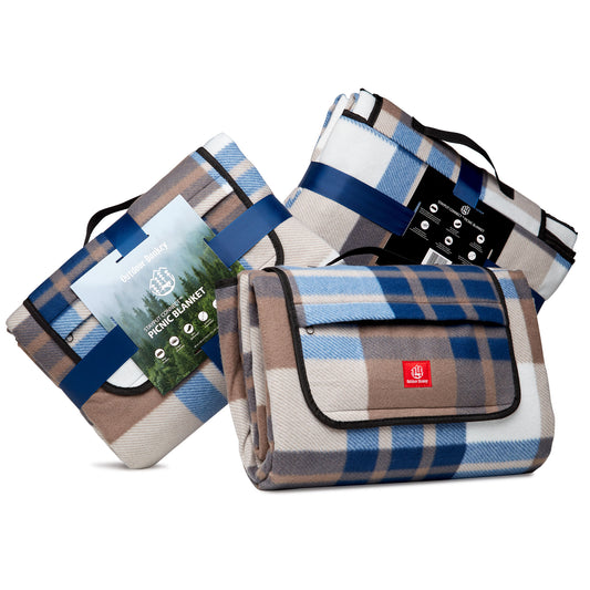 Outdoor Donkey StayPut Fleece Picnic Blanket