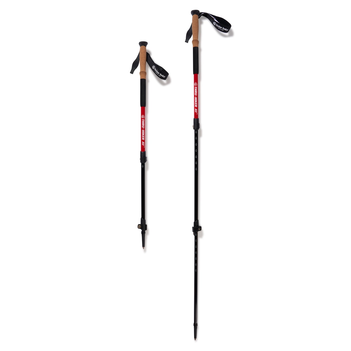 Outdoor Donkey Thru-Hiker AT All Terrain Trail Series Trekking Poles extended